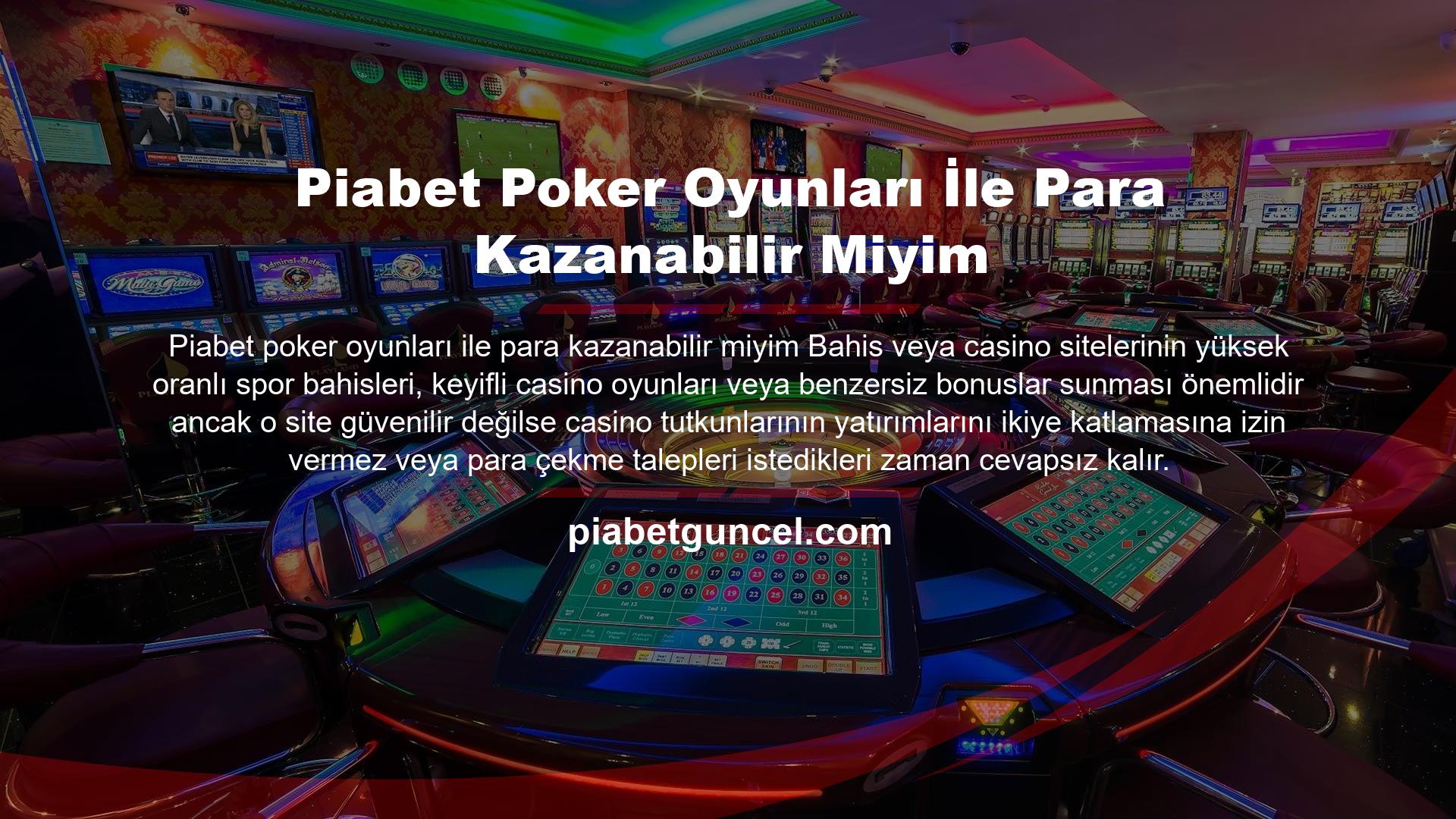 Piabet Güvenilir MiPiabet, casino tutkunlarıyla buluştuktan sonra kısa sürede oyun tutkunlarının uğrak adresi haline geldi