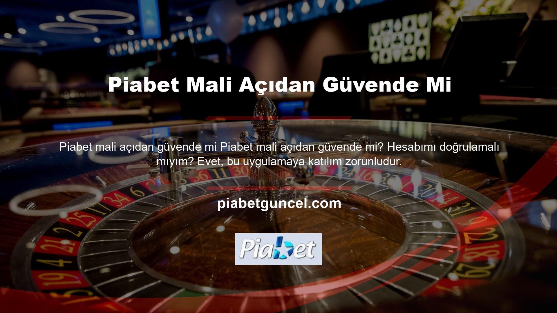 Piabet web sitesi, düzgün çalışan birkaç denizaşırı casino sitesinden biridir